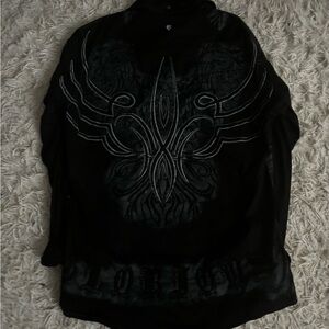 button up collared long sleeve